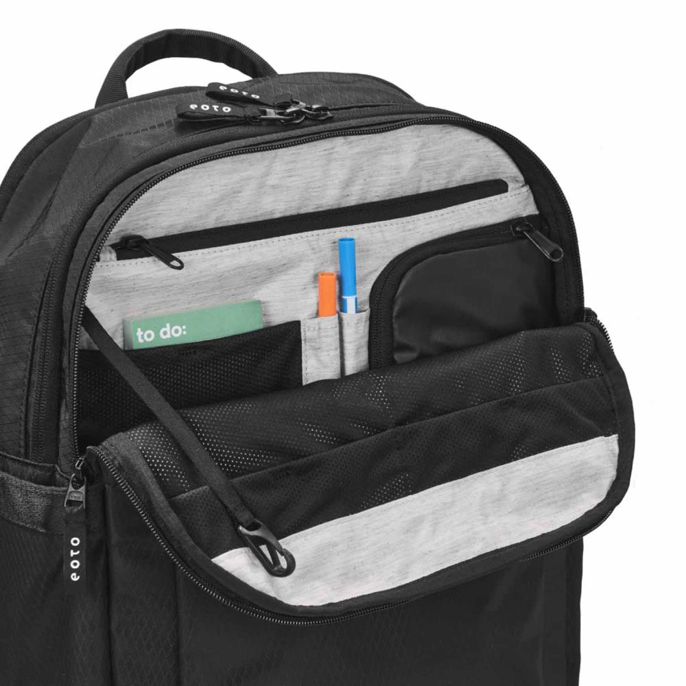Eoto Tidy22 Schwarz Rucksack