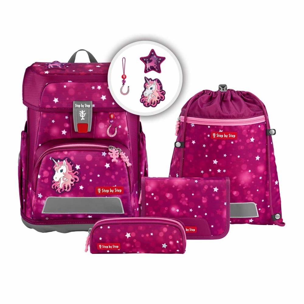 Step by Step Cloud Sweet Unicorn Nuala Schulranzen Set 5tlg.