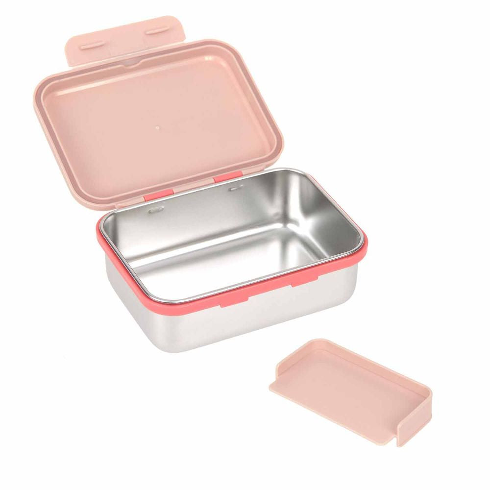 Lässig Sunny Explorer Rose Pink Edelstahl Brotdose