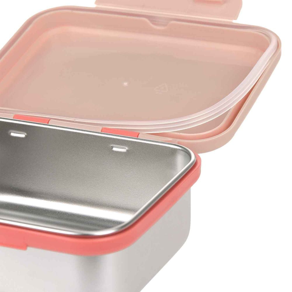 Lässig Sunny Explorer Rose Pink Edelstahl Brotdose
