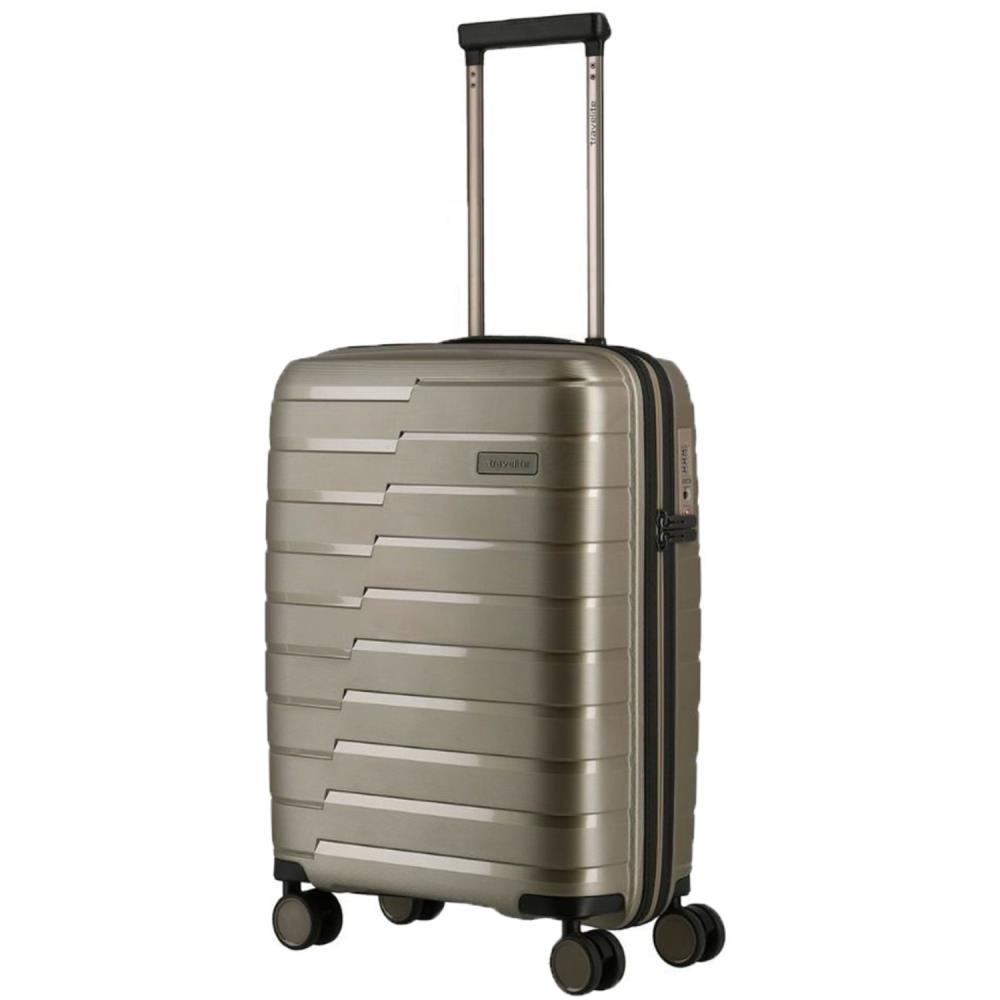 Travelite Air Base Champagner 4-Rollen Trolley S 55cm
