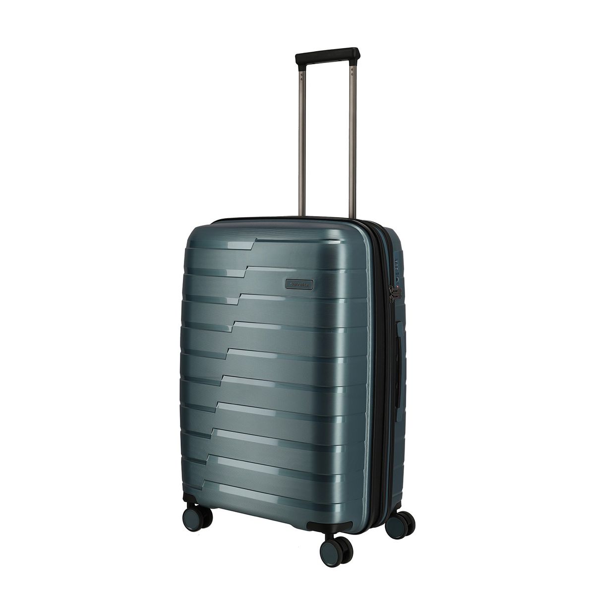 Travelite Air Base Eisblau 4-Rollen Trolley M 67cm