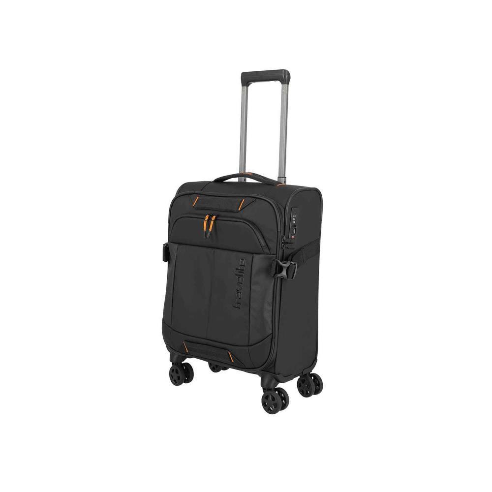 Travelite Briize Schwarz 4-Doppelrollen Trolley S 55 cm