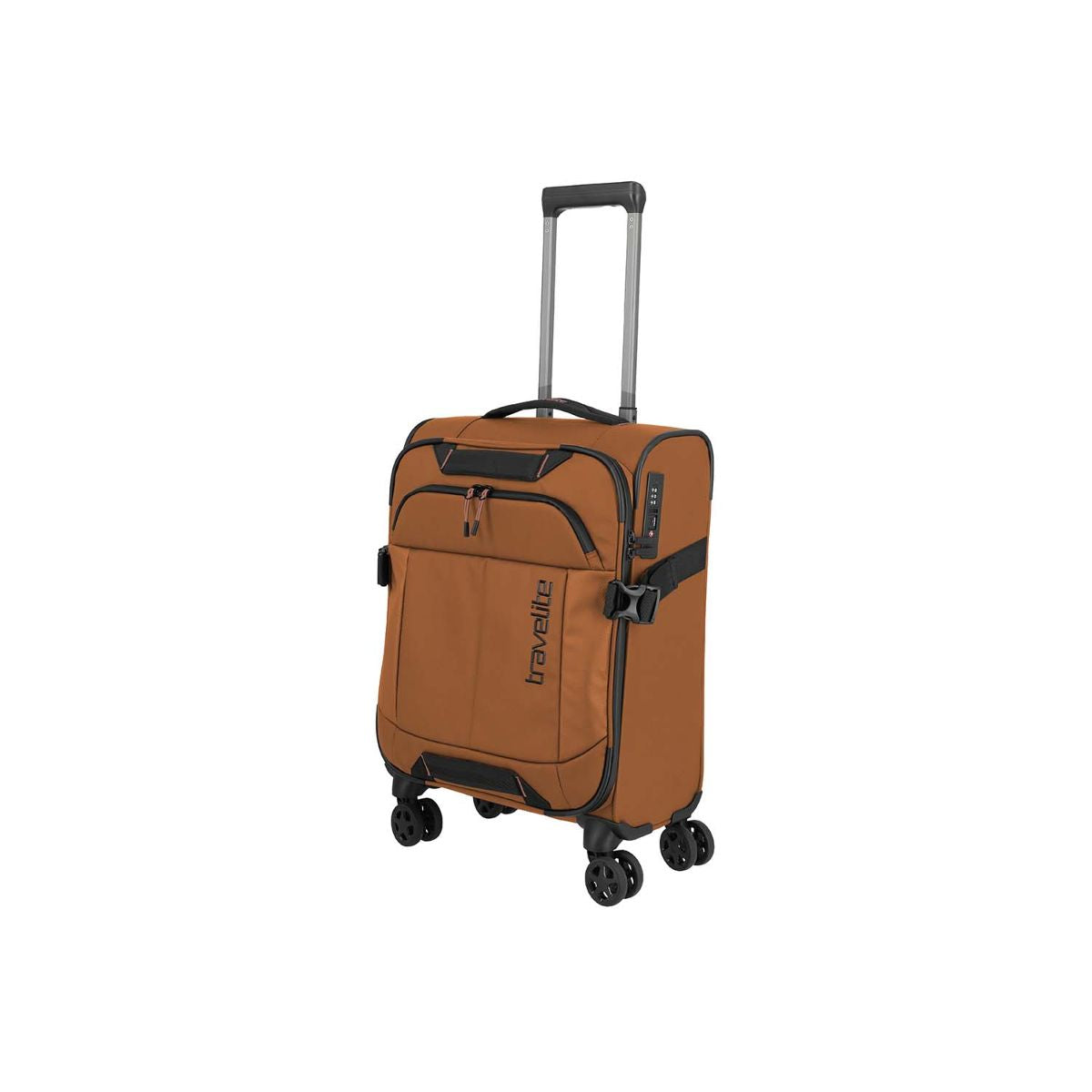 Travelite Briize Curry 4-Doppelrollen Trolley S 55 cm