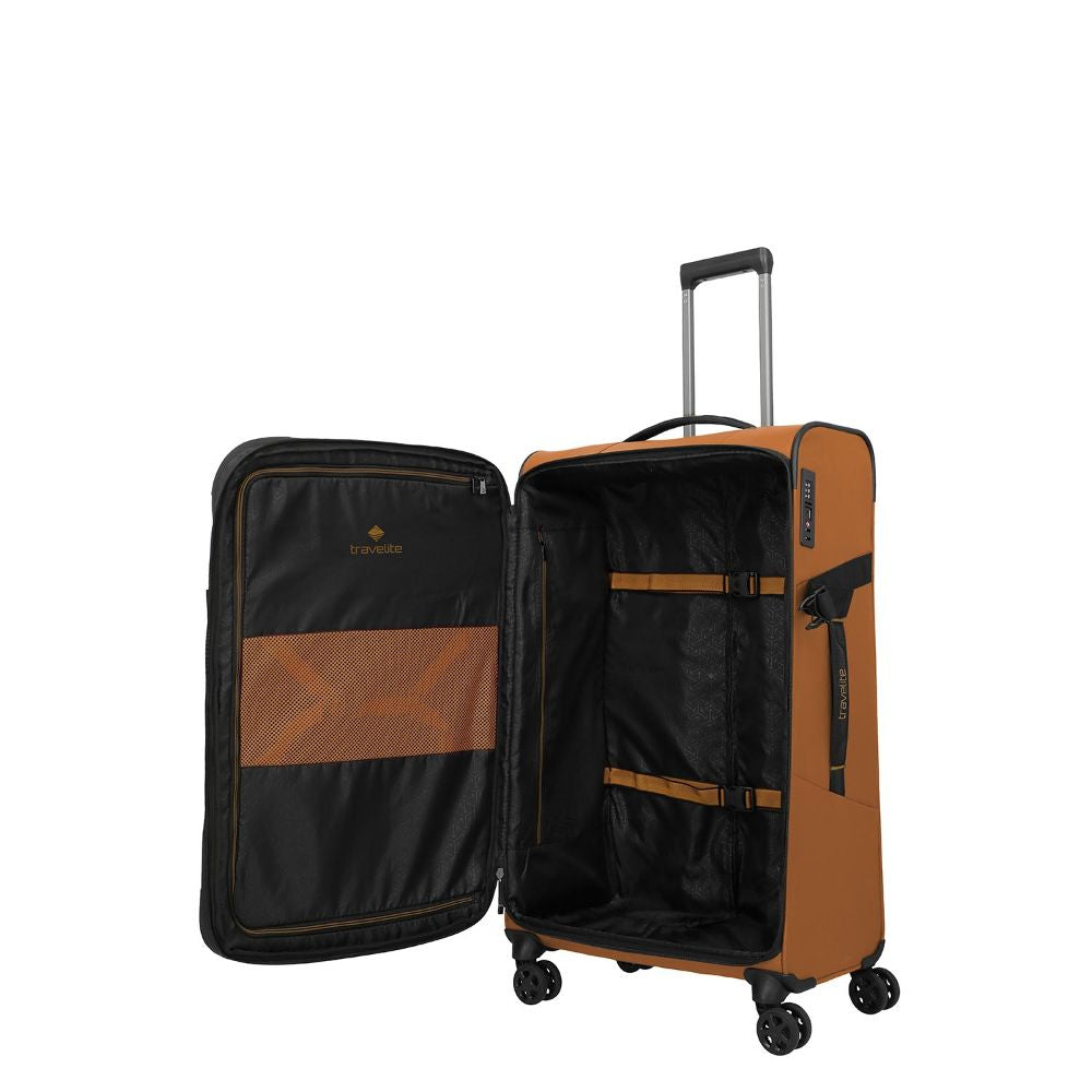 Travelite Briize Curry 4-Doppelrollen Trolley L 78 cm
