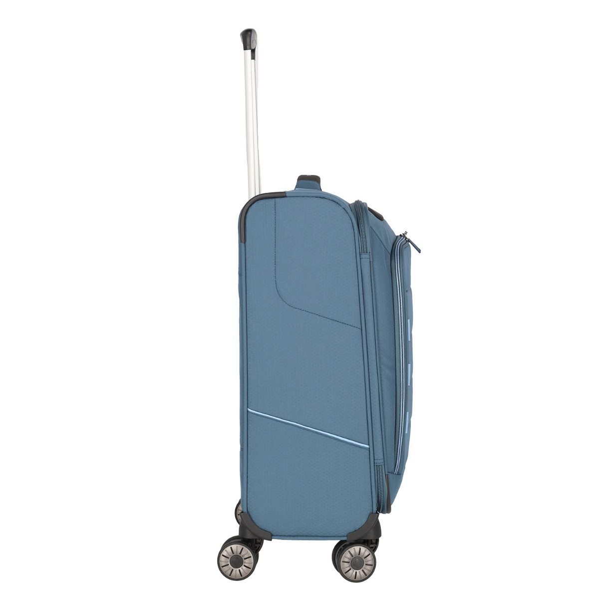 Travelite Skaii Panoramablau 4-Rollen Trolley S 55cm