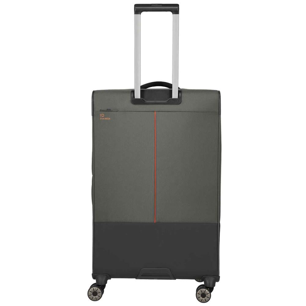 Travelite Crosslite Oliv 4-Doppelrollen Trolley L 77 cm