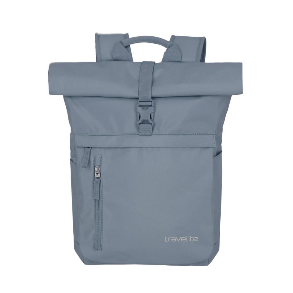 Travelite Basics Rauchblau Rollup Rucksack