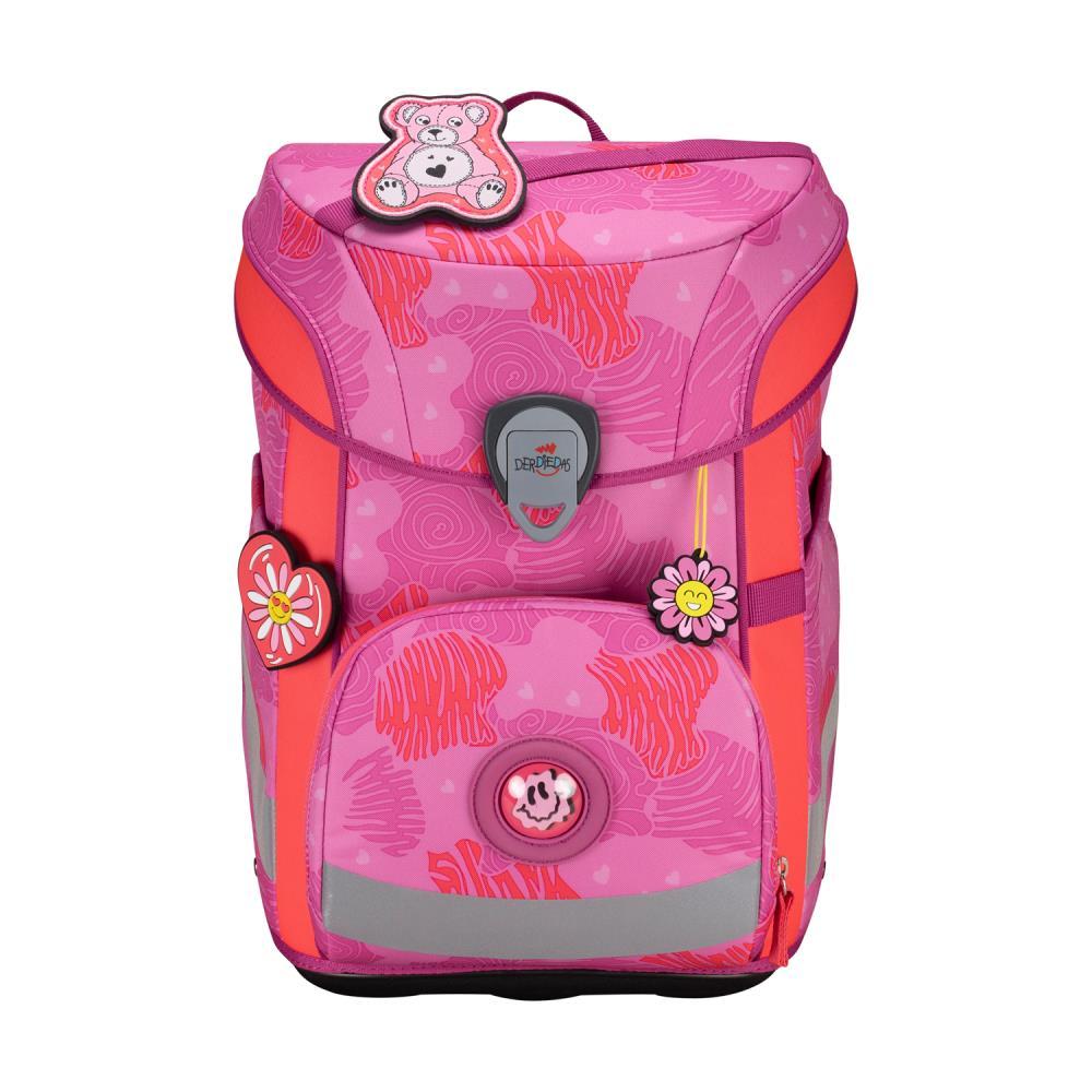DerDieDas ErgoFlex Easy Roses Schulranzen Set 5tlg.
