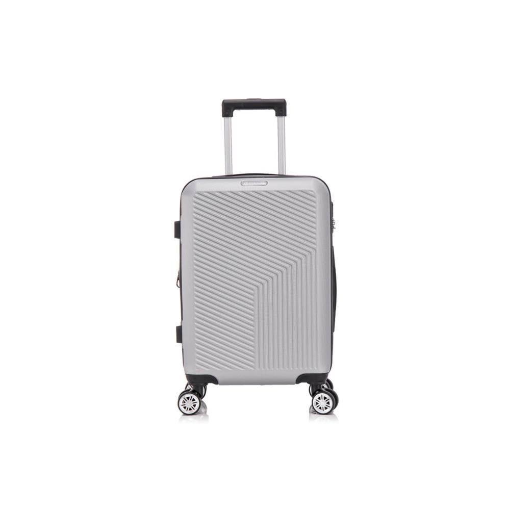 Herolite Rom Silbergrau 4-Doppelrollen Trolley S 57 cm