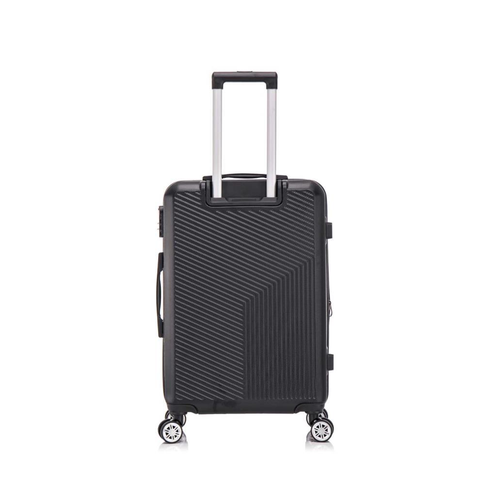 Herolite Berlin Schwarz 4-Doppelrollen Trolley M 67 cm