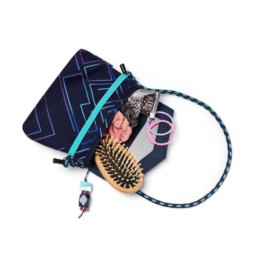 Satch Clutch Purple Laser Girlsbag