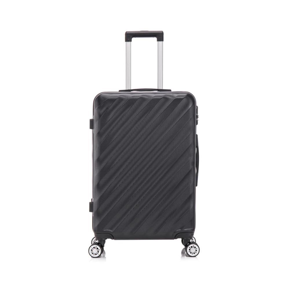 Herolite New York Schwarz 4-Doppelrollen Trolley M 67 cm