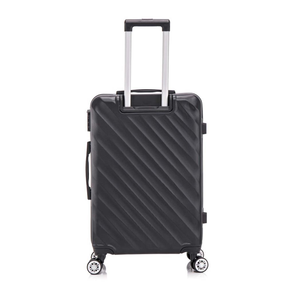 Herolite New York Schwarz 4-Doppelrollen Trolley M 67 cm