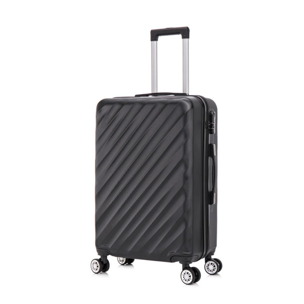 Herolite New York Schwarz 4-Doppelrollen Trolley M 67 cm