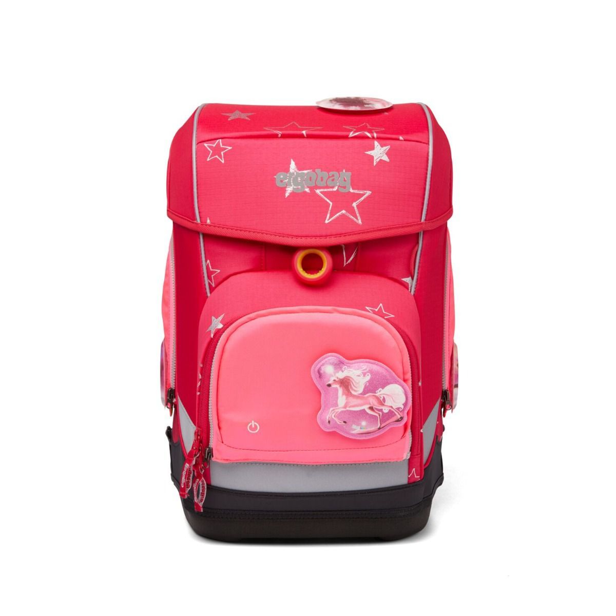 Ergobag LED Sicherheitsset Pink Fluoreszierende Zip-Flächen