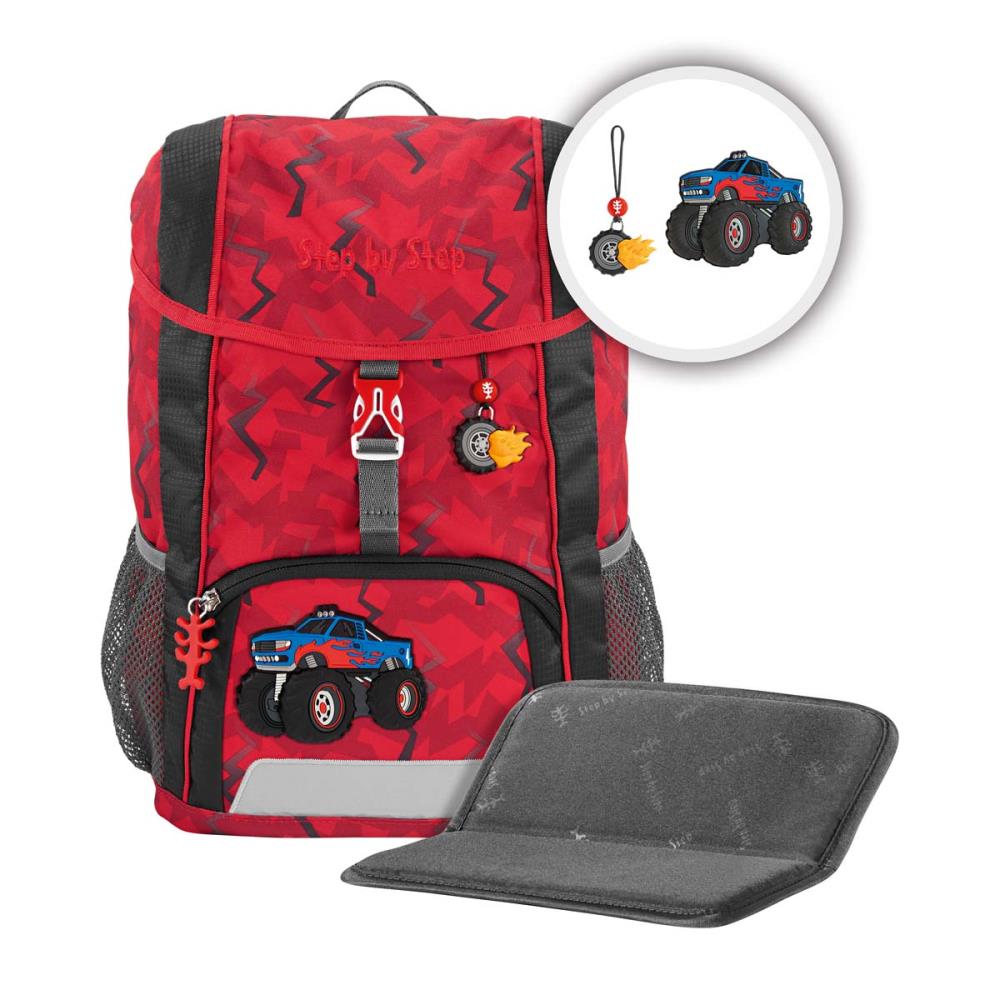 Step by Step Kid Monster Truck Rocky Kinderrucksack Set 3tlg.