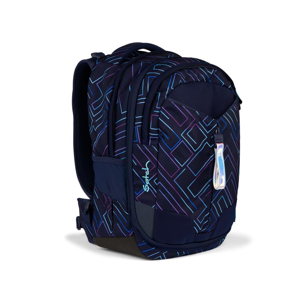 Satch Match Purple Laser Schulrucksack