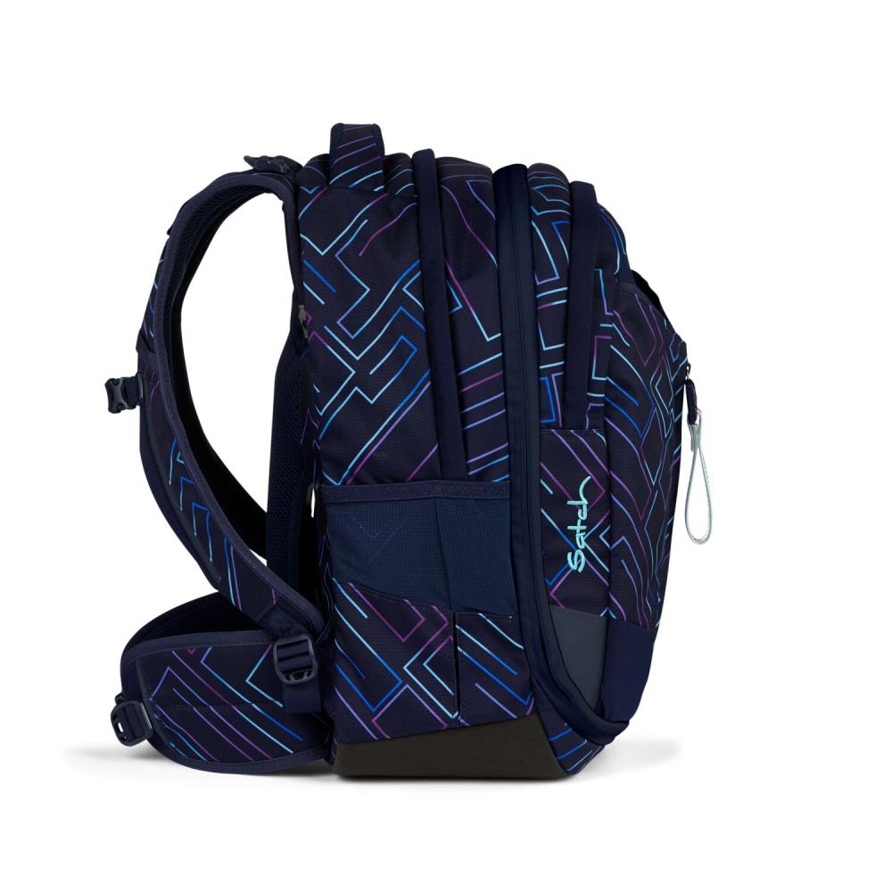 Satch Match Purple Laser Schulrucksack