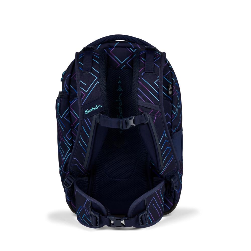 Satch Match Purple Laser Schulrucksack