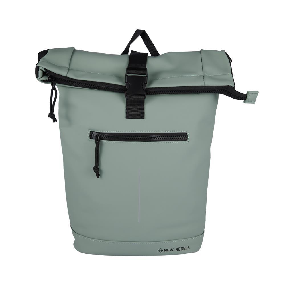 New Rebels Mart New York Salie Green Rolltop Rucksack