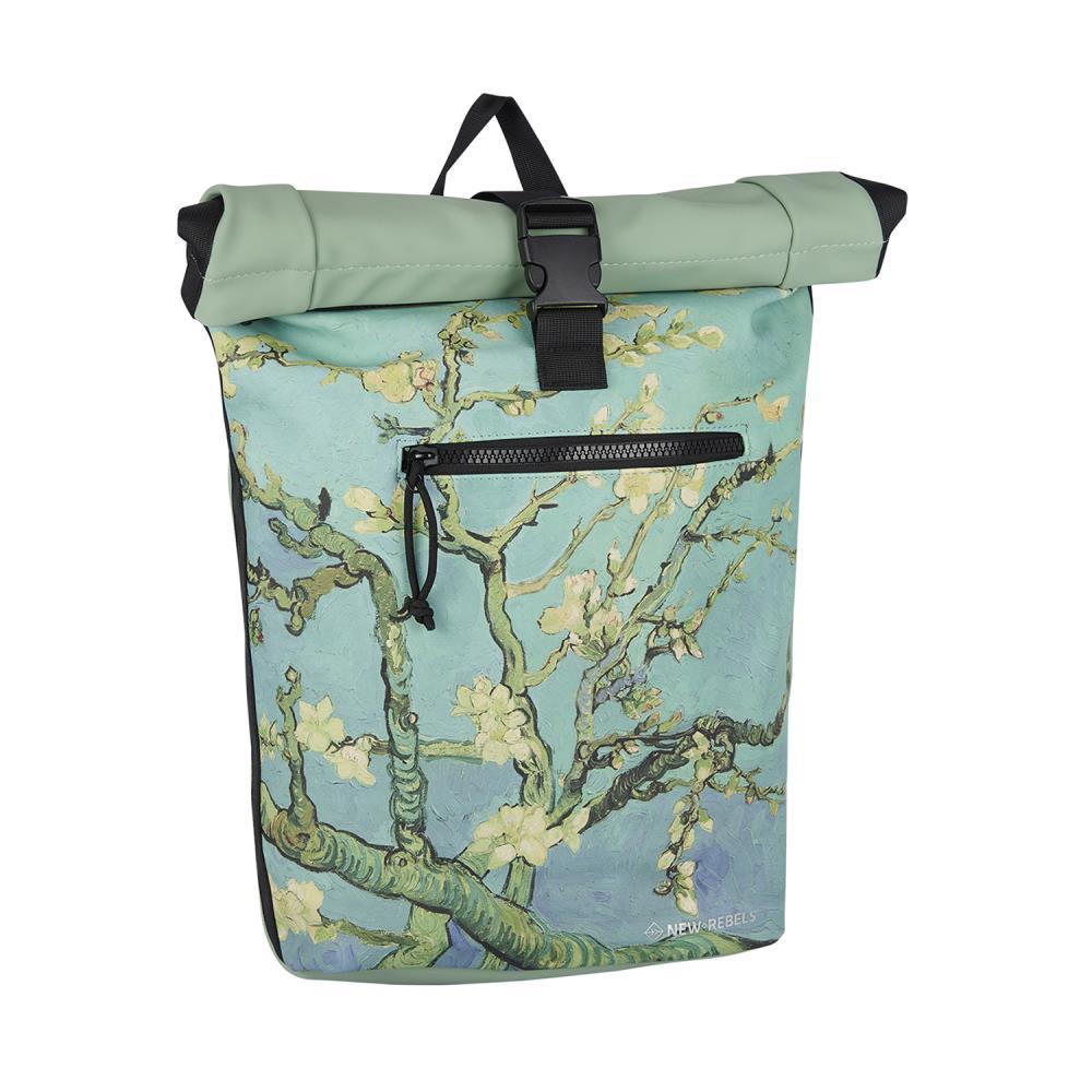 New Rebels Mart Art New York Almond Blossom Rolltop Rucksack