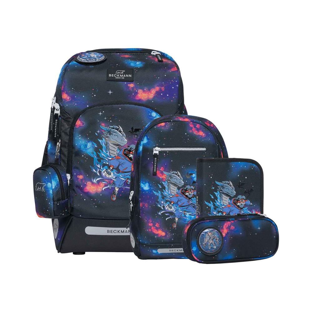 Beckmann Active Air FLX Ninja Elements Schulrucksack Set 6tlg.