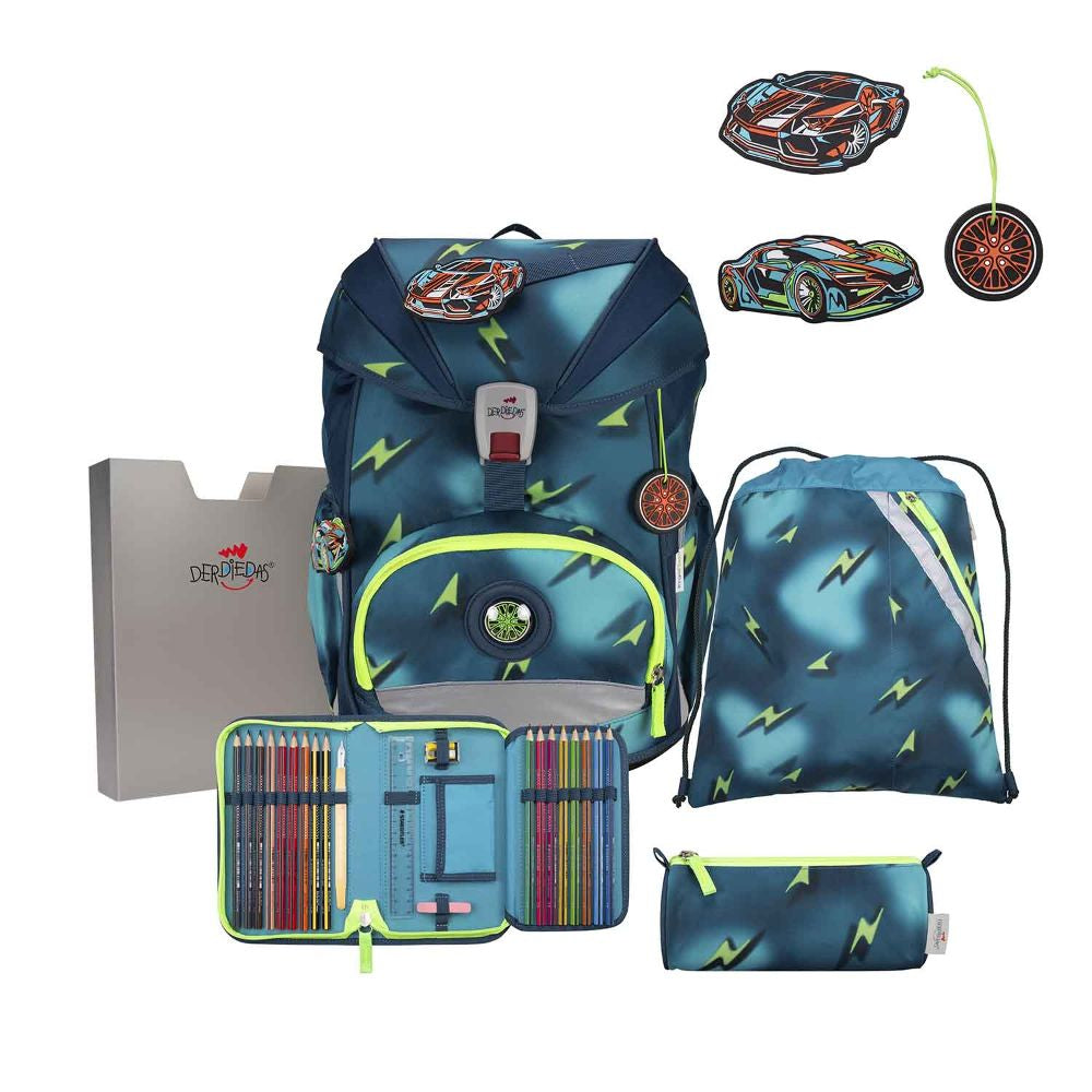 DerDieDas ErgoFlex Superlight Magic Light Schulrucksack Set 5tlg.