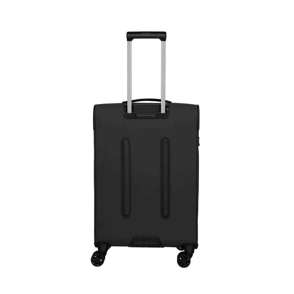 Travelite Briize Schwarz 4-Doppelrollen Trolley M 67 cm