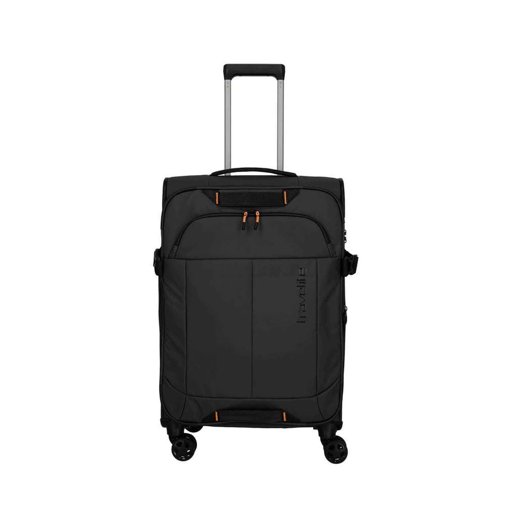 Travelite Briize Schwarz 4-Doppelrollen Trolley M 67 cm