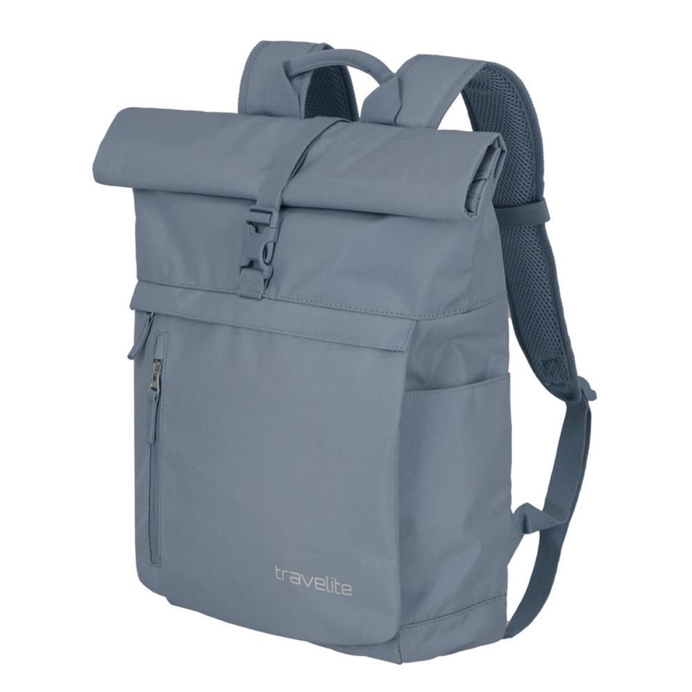 Travelite Basics Rauchblau Rollup Rucksack