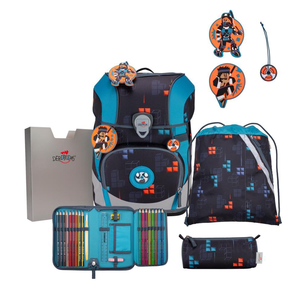 DerDieDas ErgoFlex Tiny Ninja Fighter Schulranzen Set 5tlg.