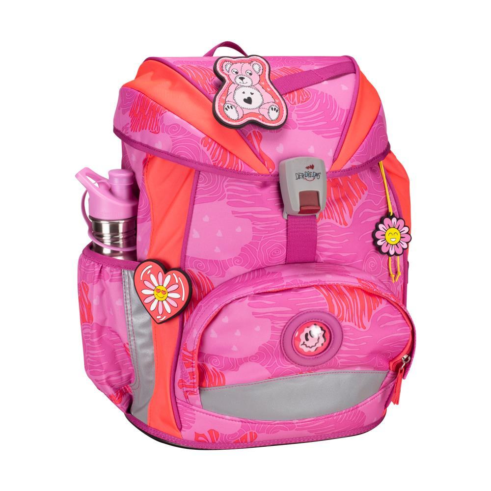 DerDieDas ErgoFlex Light Roses Schulrucksack 5tlg.