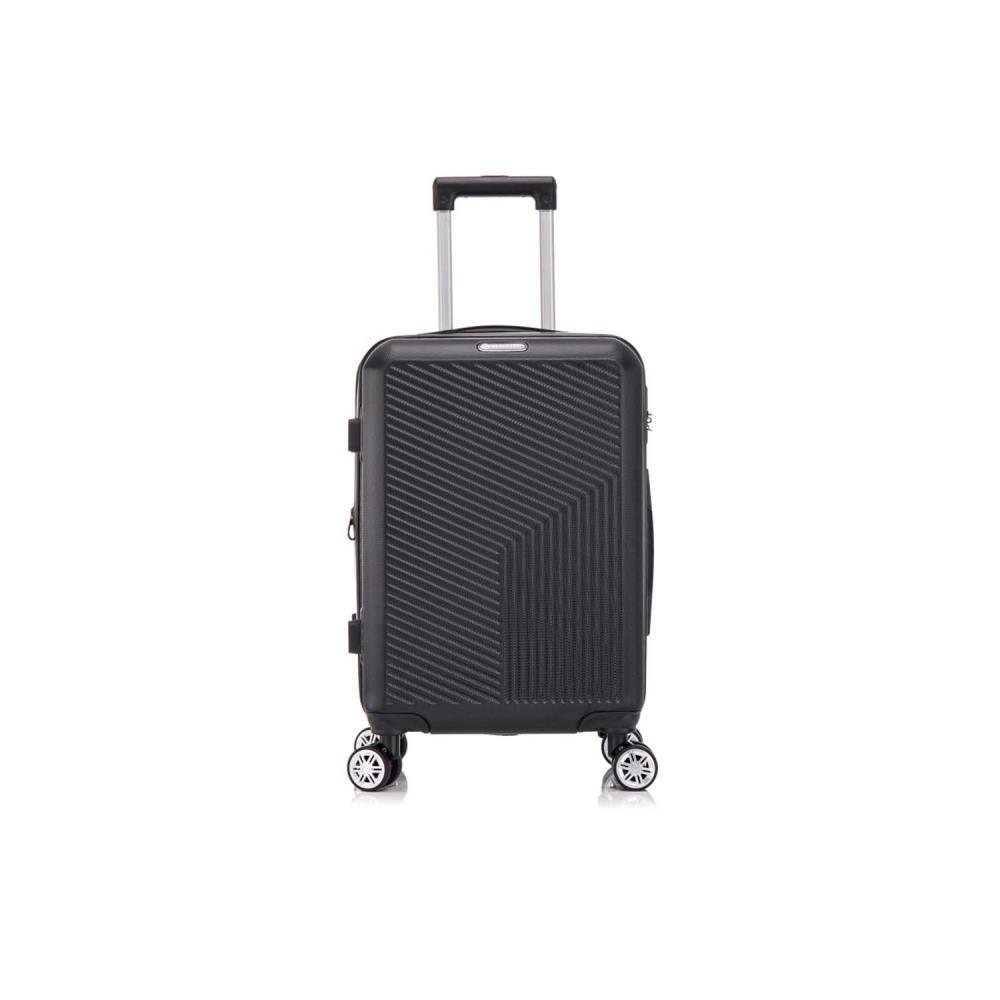 Herolite Berlin Schwarz 4-Doppelrollen Trolley S 57 cm