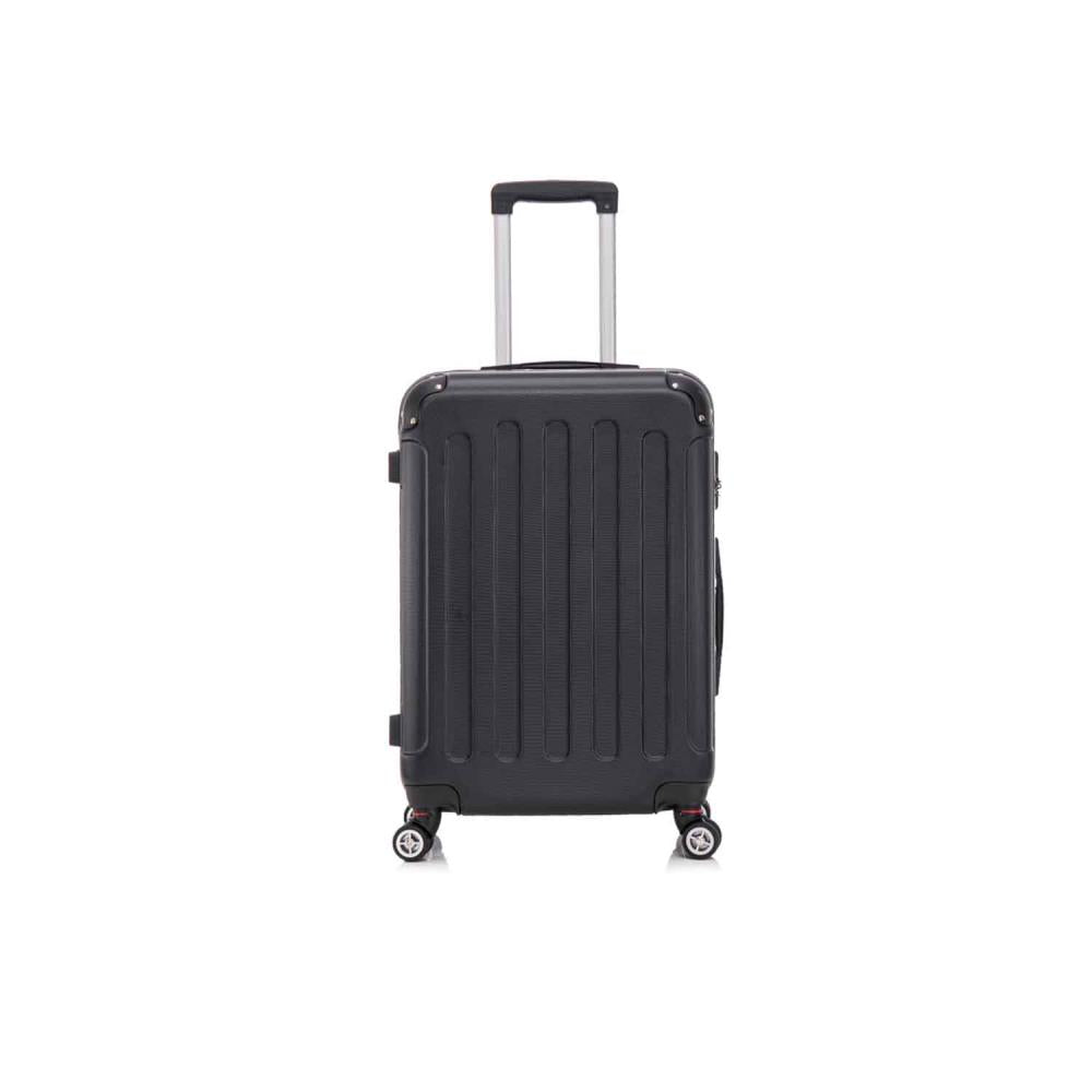 Herolite Hongkong Schwarz 4-Doppelrollen Trolley M 67 cm