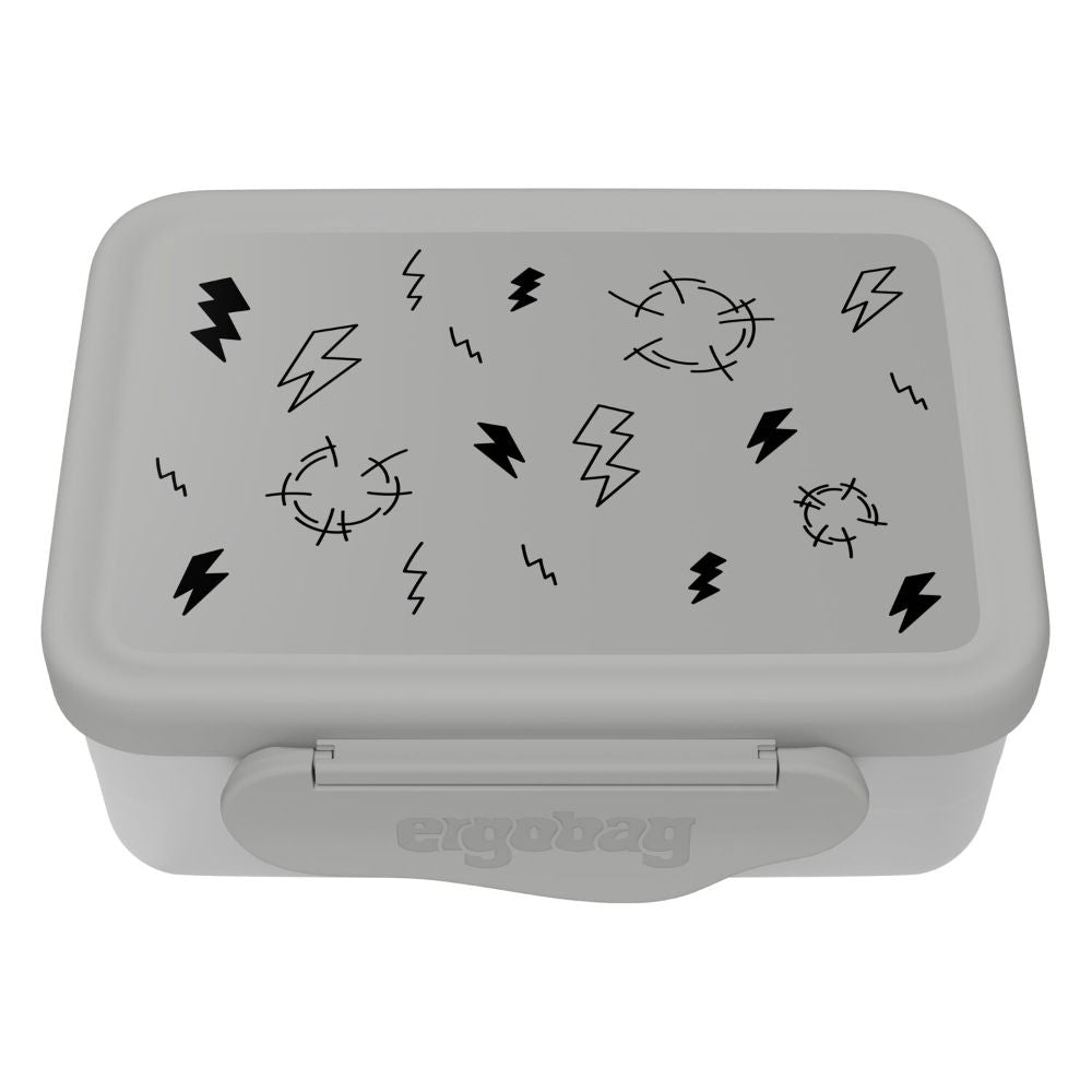 Ergobag Edelstahl Brotdose Gewitter 3tlg.
