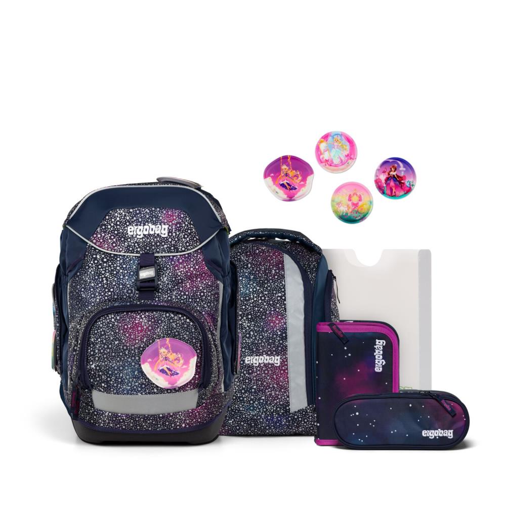 Ergobag Pack Bärlaxy Super Reflex Schulrucksack Set 6tlg.