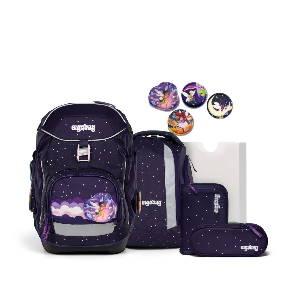 Ergobag Pack SternguckBär Reflex Schulrucksack Set 6tlg.