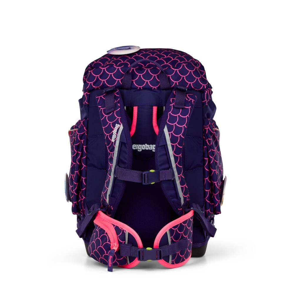 Ergobag Maxi PerlentauchBär Lumi Edition Schulrucksack Set 6tlg.