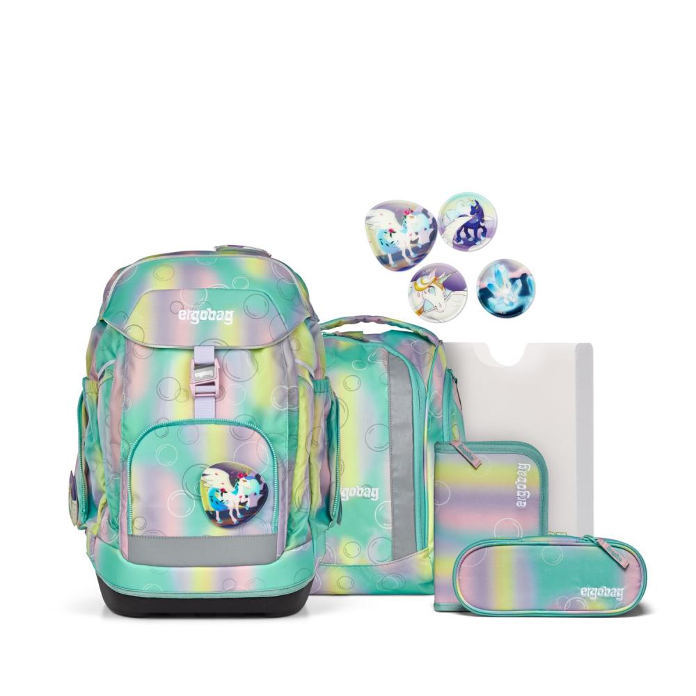Ergobag Maxi ZauBärwelt Reflex Glow Edition Schulrucksack Set 6tlg.