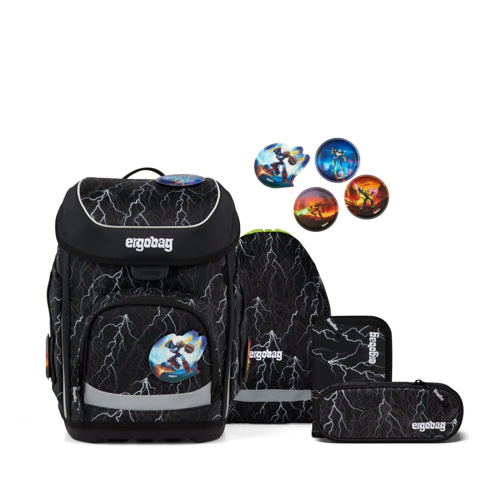 Ergobag Cubo Super ReflektBär Reflex Edition Schulranzen Set 5tlg.