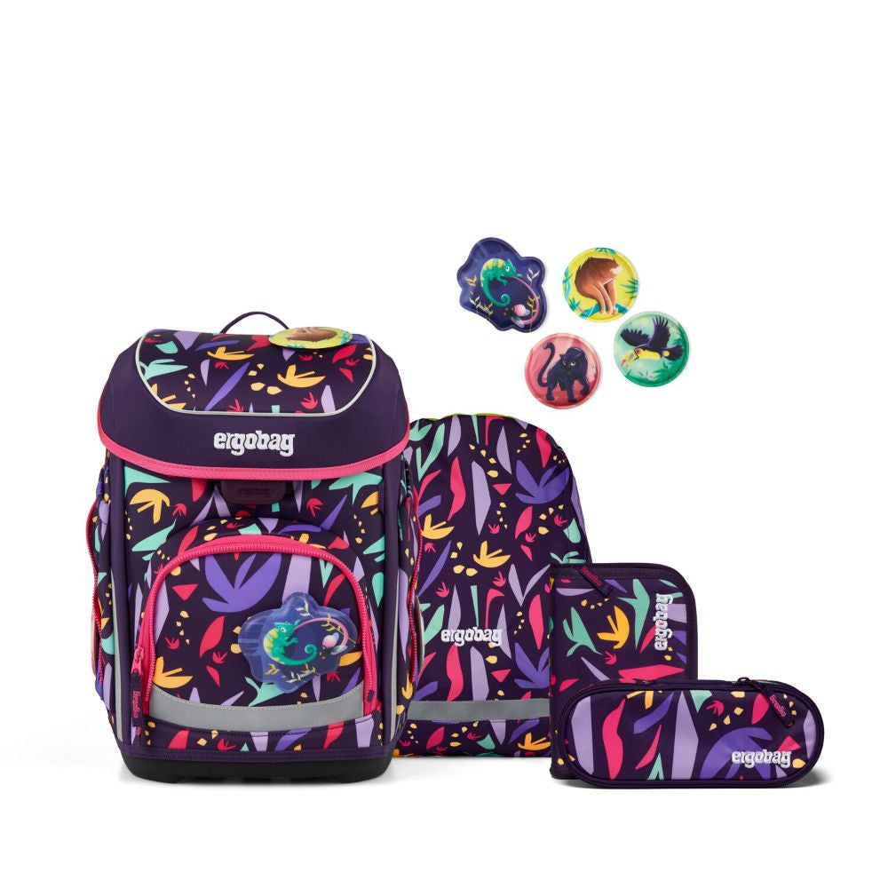 Ergobag Cubo AmBärzonas Color Flash Edition Schulranzen Set 5tlg.