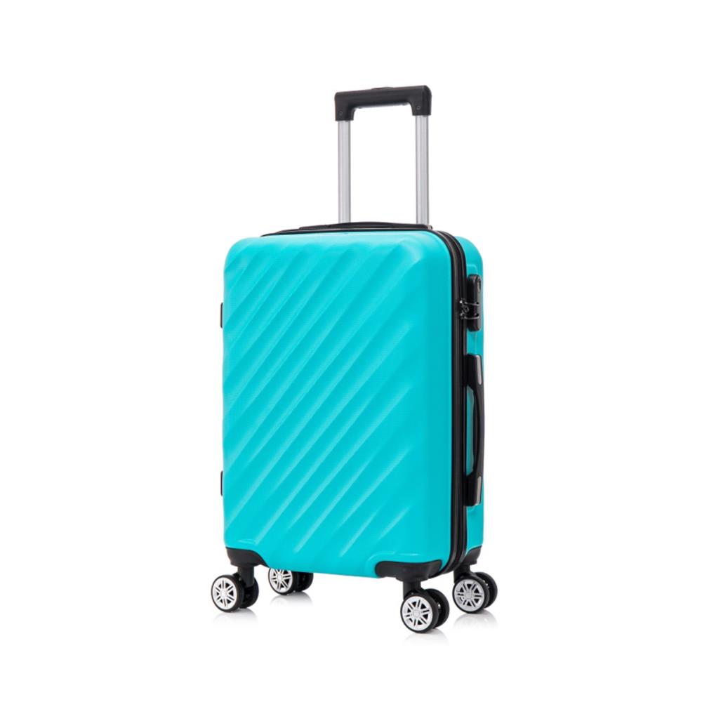 Herolite Paris Türkis 4-Doppelrollen Trolley S 57 cm