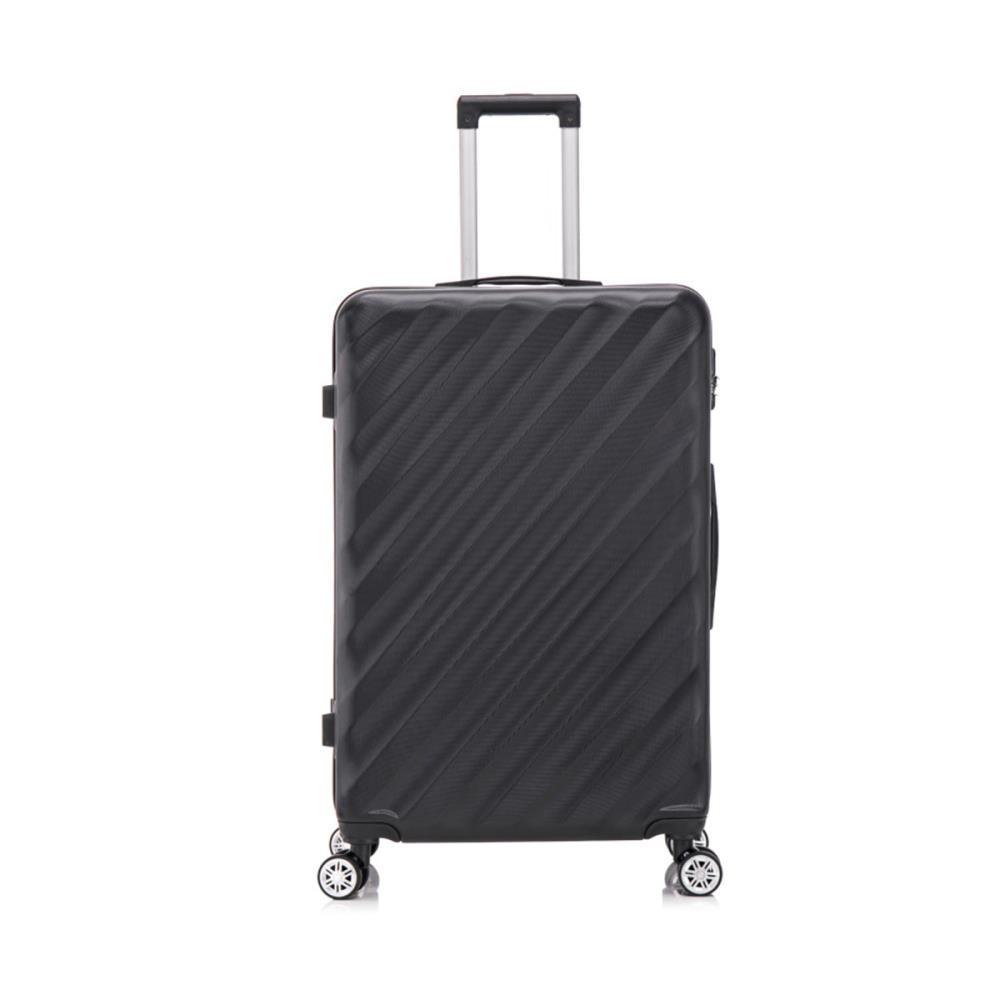 Herolite New York Schwarz 4-Doppelrollen Trolley L 77 cm