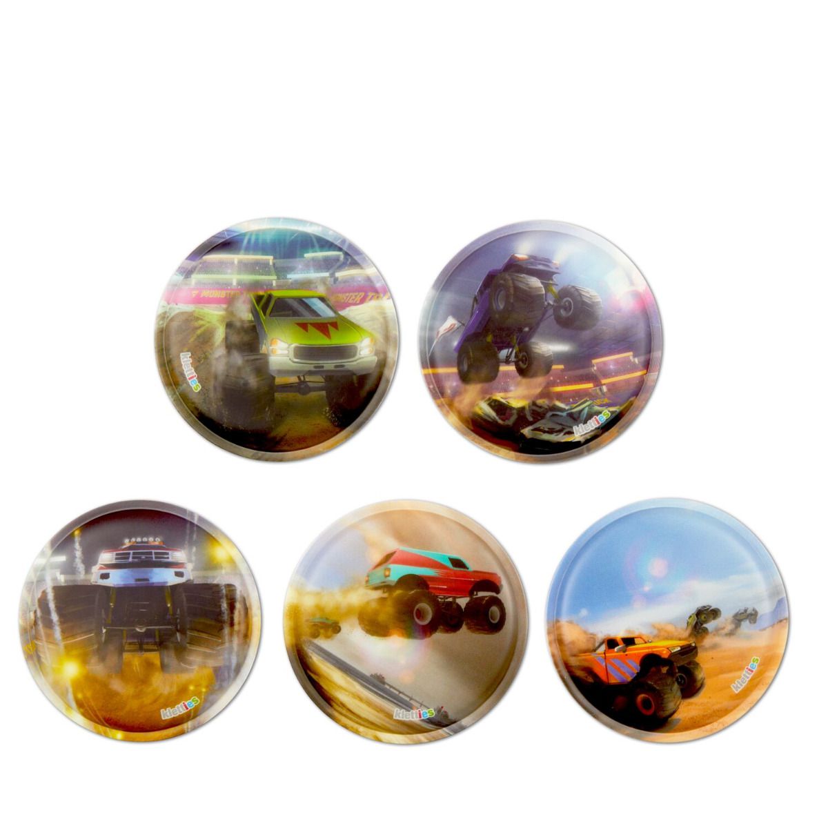 Ergobag Klettie-Set 5tlg. Monstertrucks