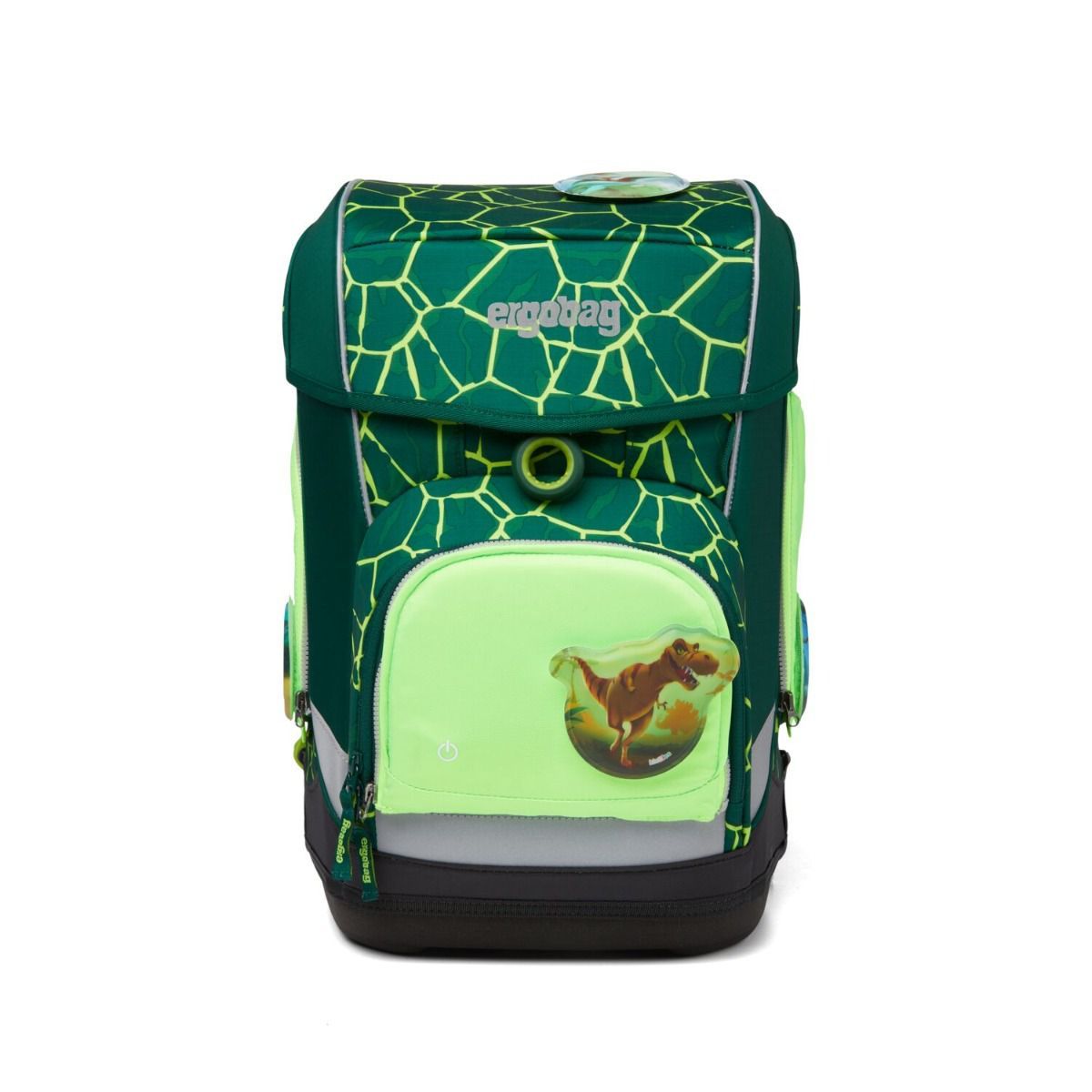 Ergobag LED Sicherheitsset Grün Fluoreszierende Zip-Flächen