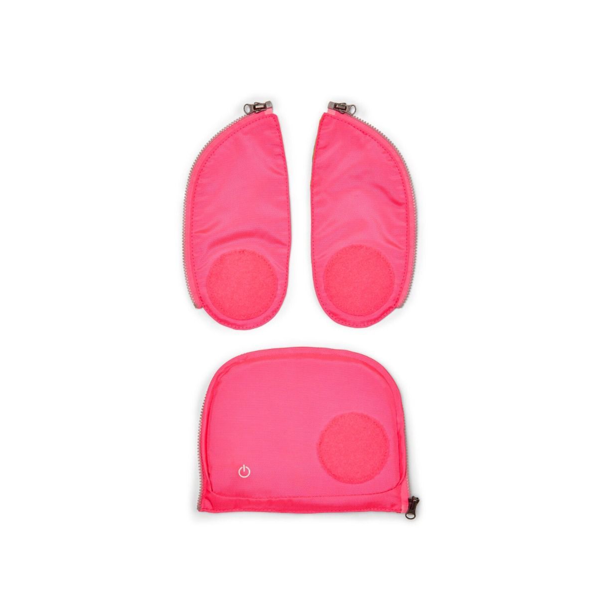Ergobag LED Sicherheitsset Pink Fluoreszierende Zip-Flächen